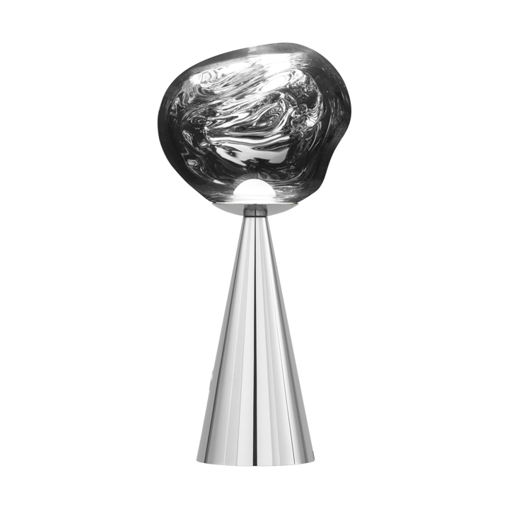 Melt Portable LED table lamp 28.5 cm - Silver - Tom Dixon