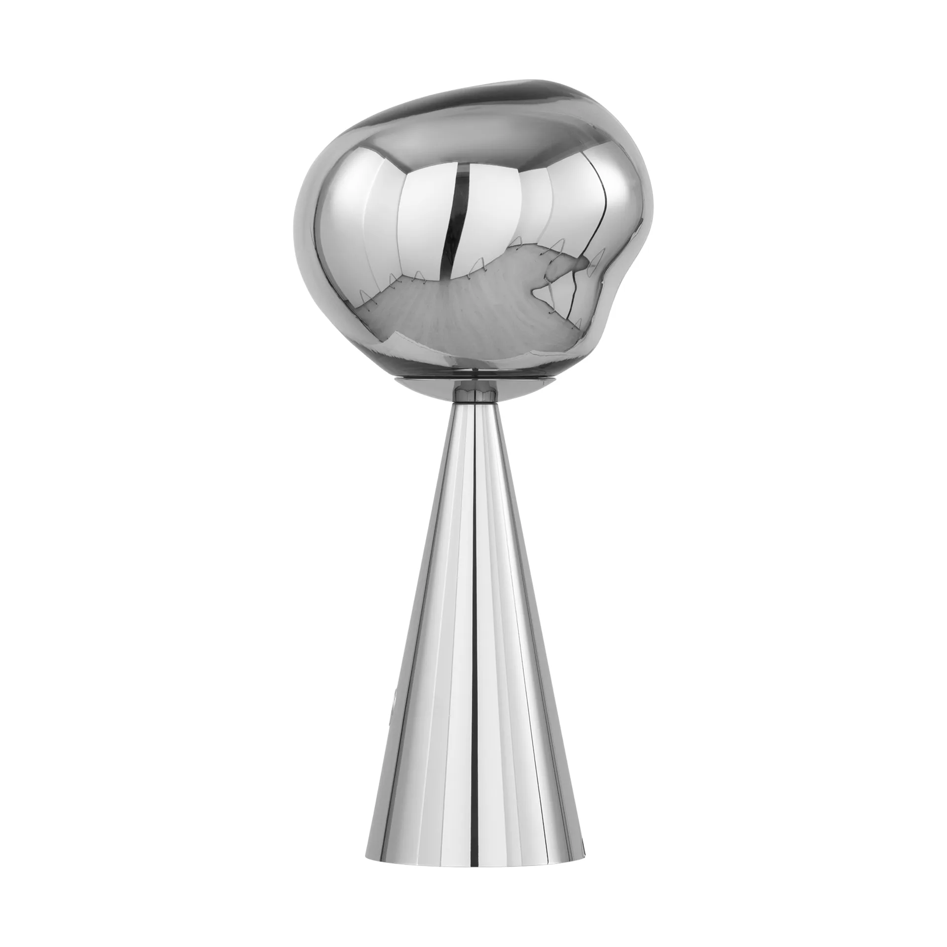 Melt Portable LED table lamp 28.5 cm, Silver Tom Dixon