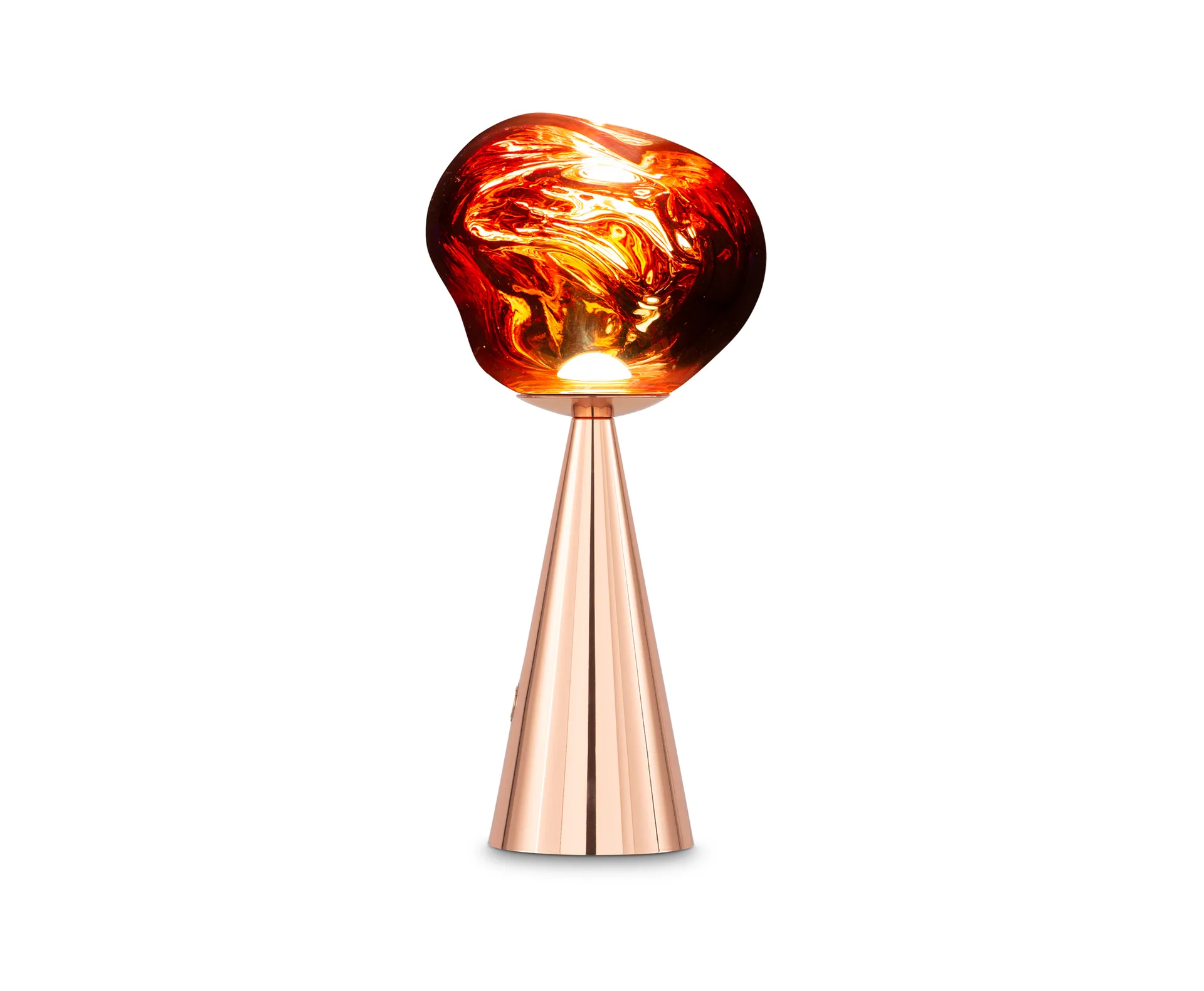 Melt Portable table lamp, Copper Tom Dixon