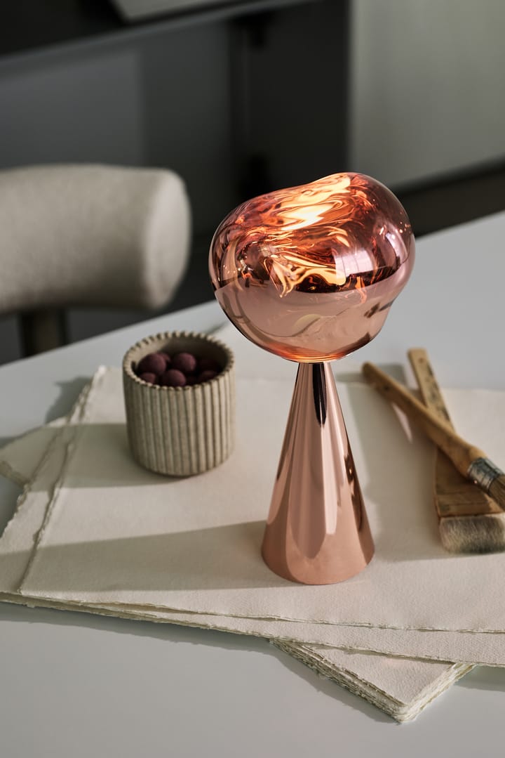 Melt Portable table lamp - Copper - Tom Dixon