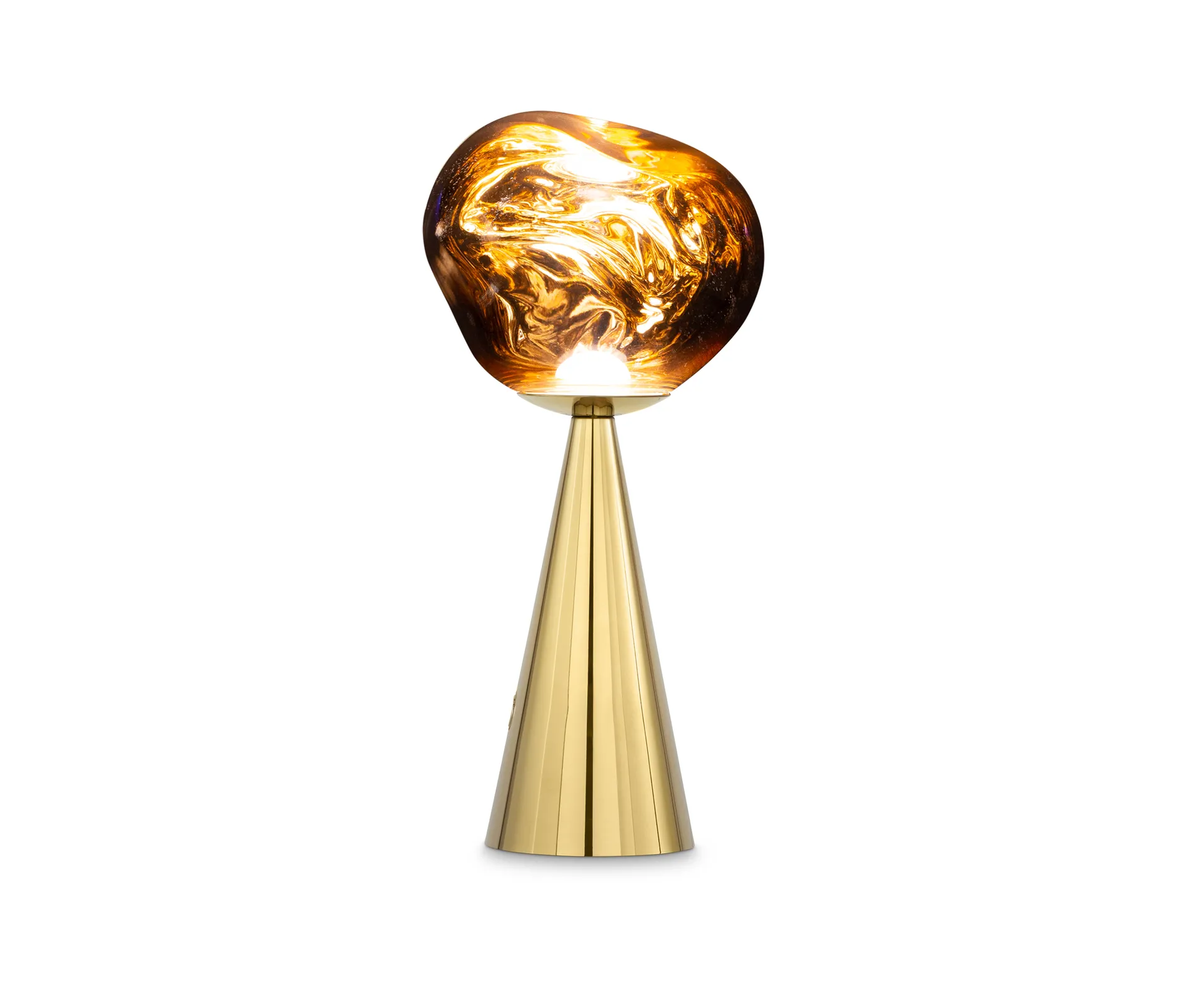 Melt Portable table lamp, Gold Tom Dixon