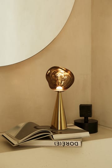 Melt Portable table lamp - Gold - Tom Dixon