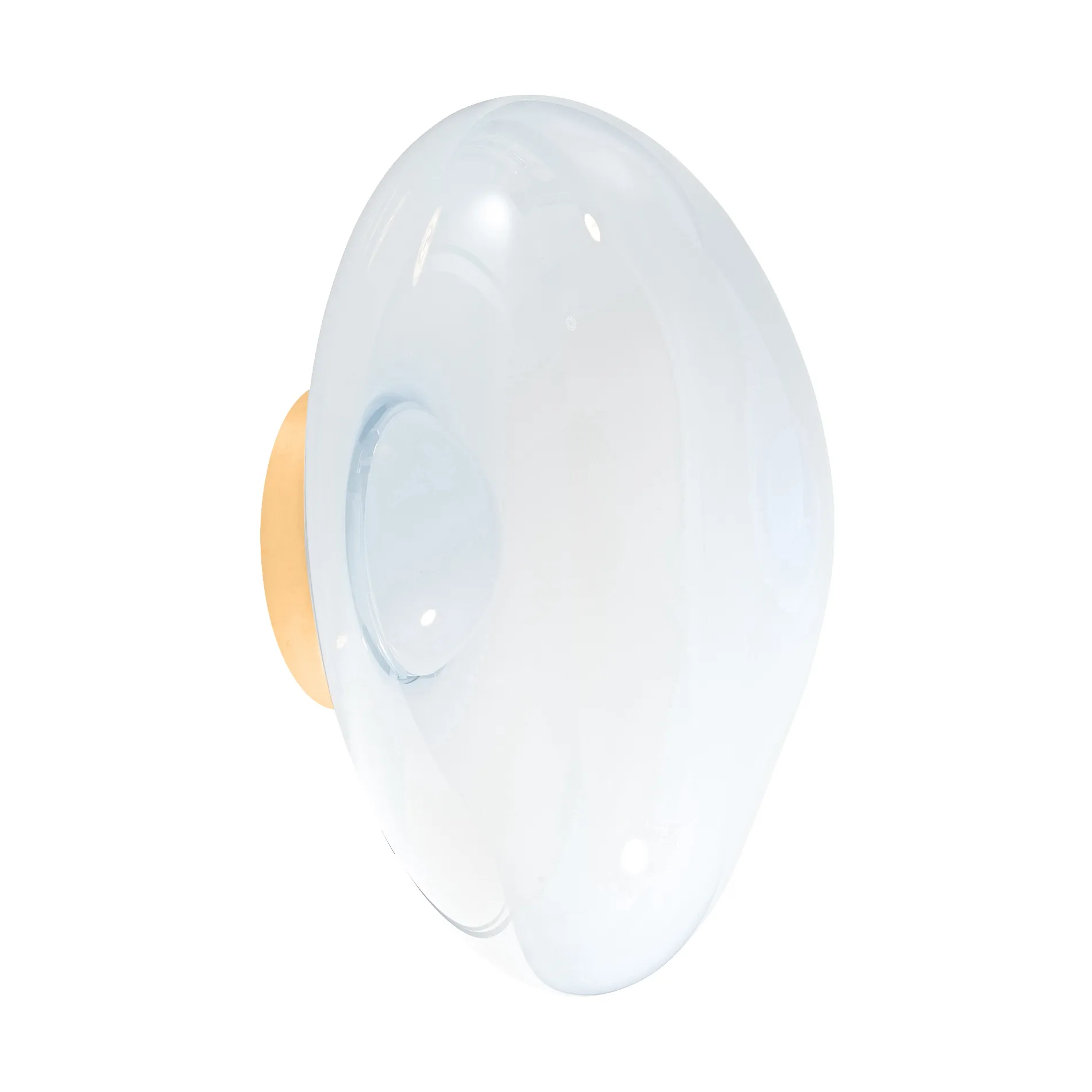 Melt Surface LED wall lamp, Opal-gold Tom Dixon