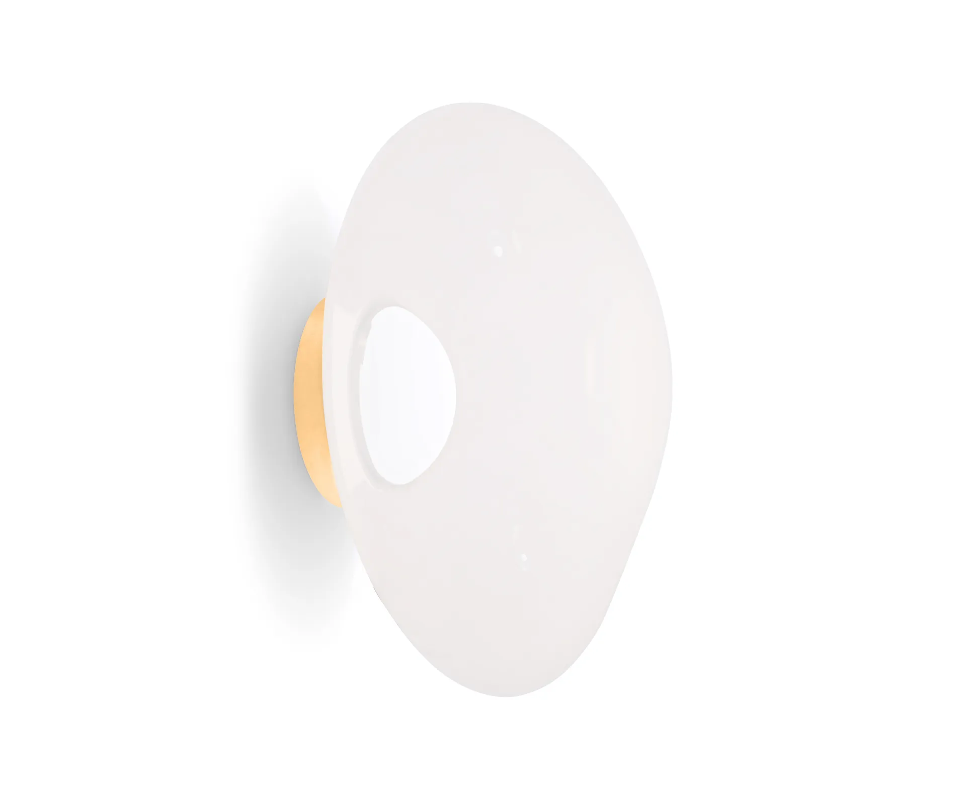 Melt Surface LED wall lamp, Opal-gold Tom Dixon