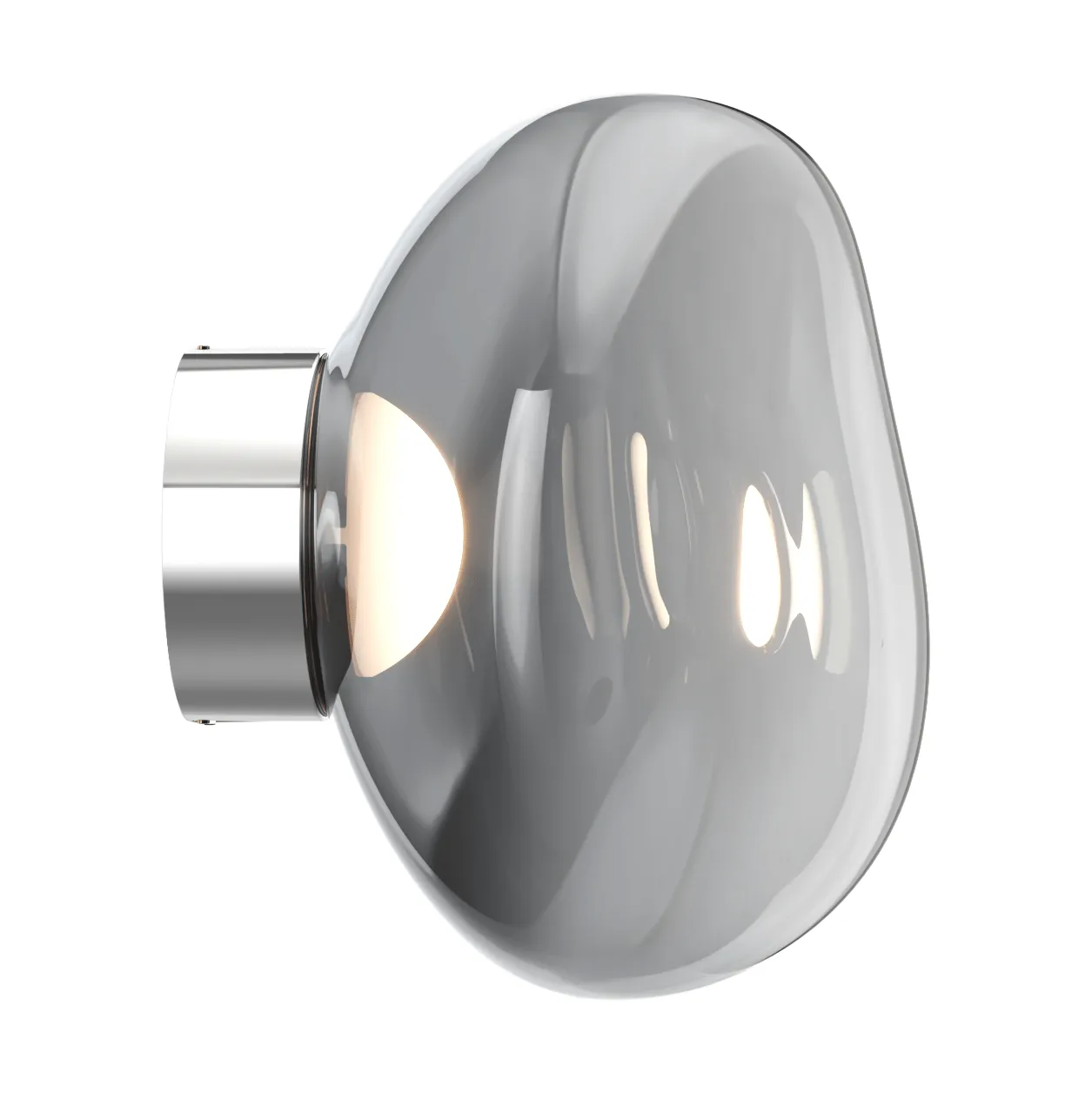 Melt Surface mini wall lamp LED 30 cm, Nickel Tom Dixon