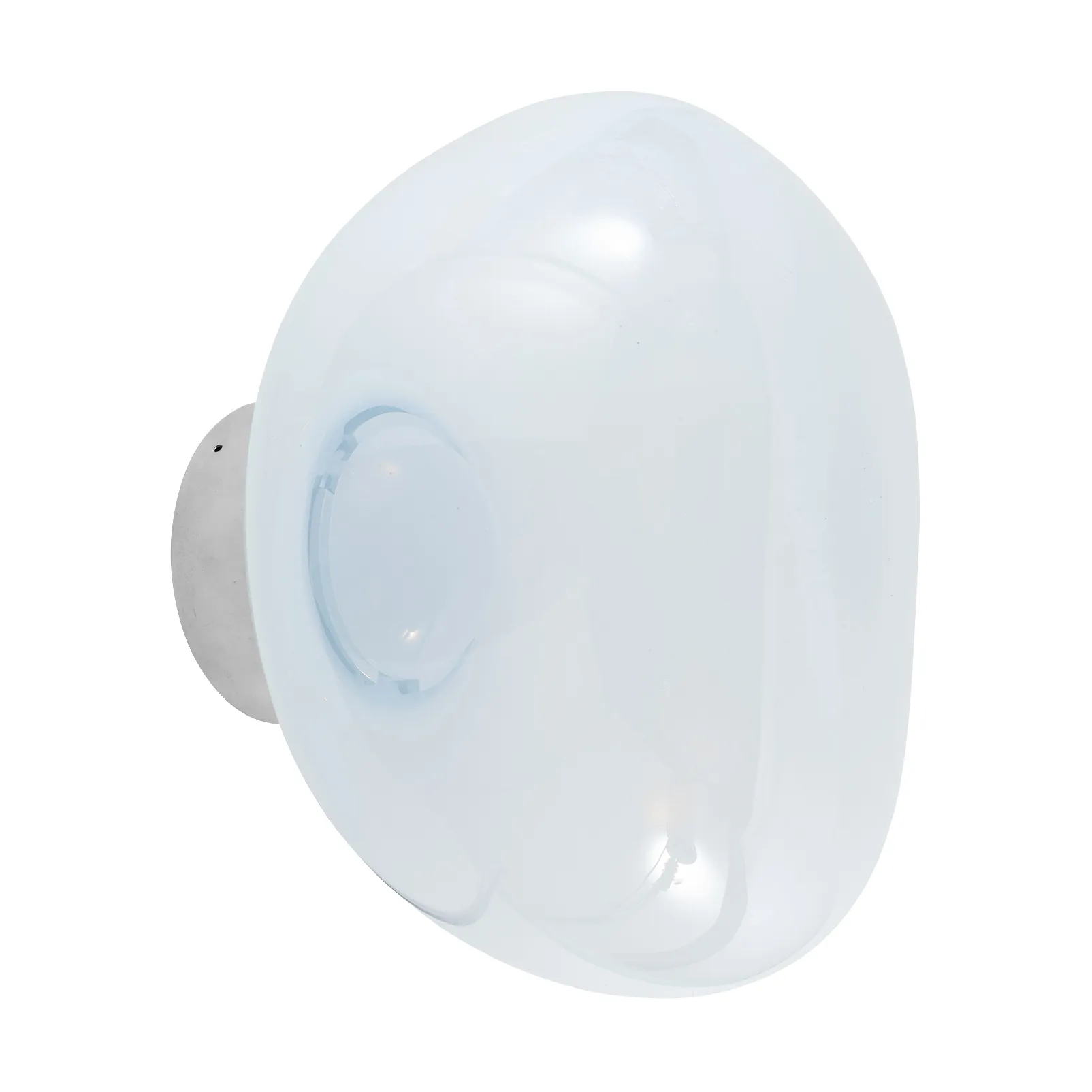 Melt Surface mini wall lamp LED 30 cm, Opal-silver Tom Dixon