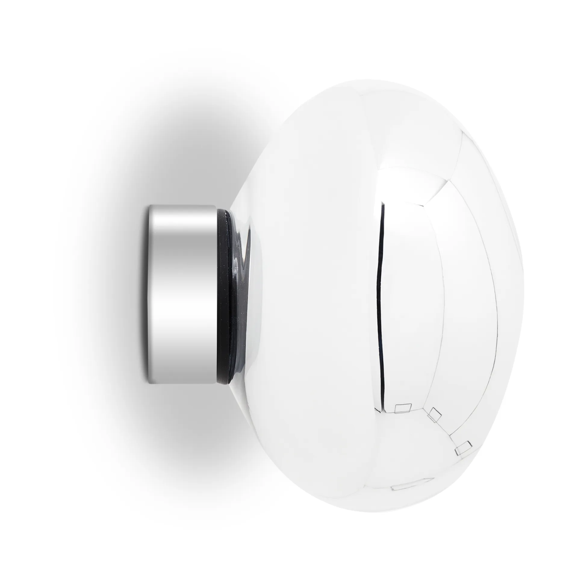 Melt Surface mini wall lamp LED 30 cm, Silver Tom Dixon