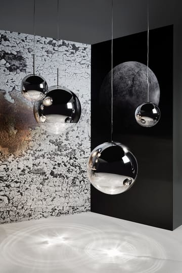 Mirror Ball pendant lamp LED Ø25 cm - Chrome - Tom Dixon