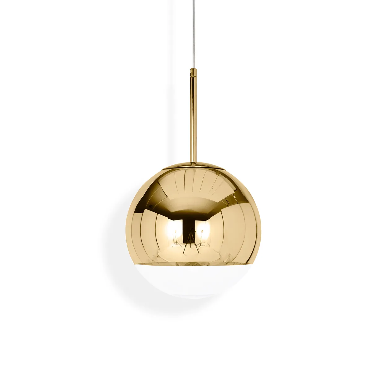 Tom Dixon Mirror Ball pendant lamp LED o25 cm Gold | Scandinavian Design | Pendant lamps | Gold-coloured