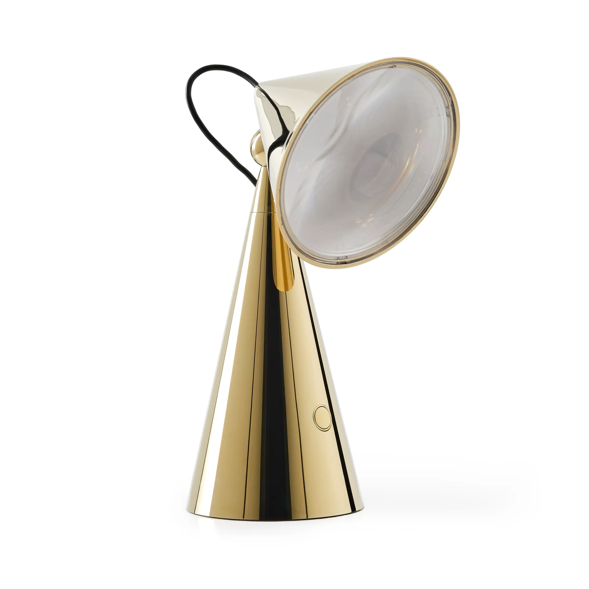 Pose Portable LED table lamp, Gold Tom Dixon