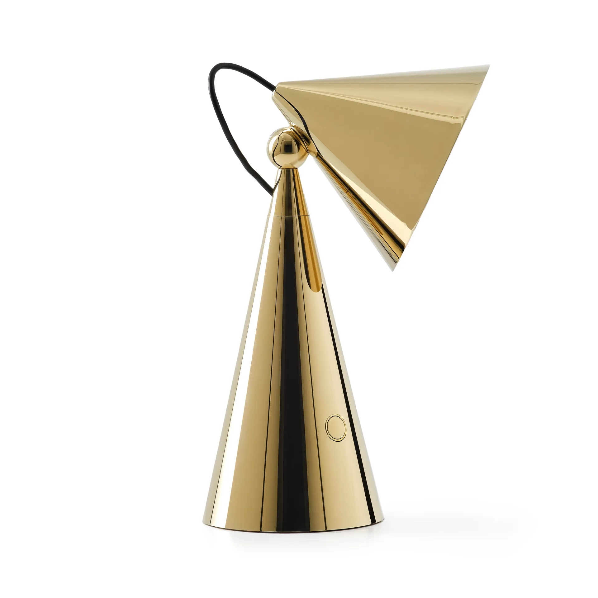 Pose Portable LED table lamp, Gold Tom Dixon