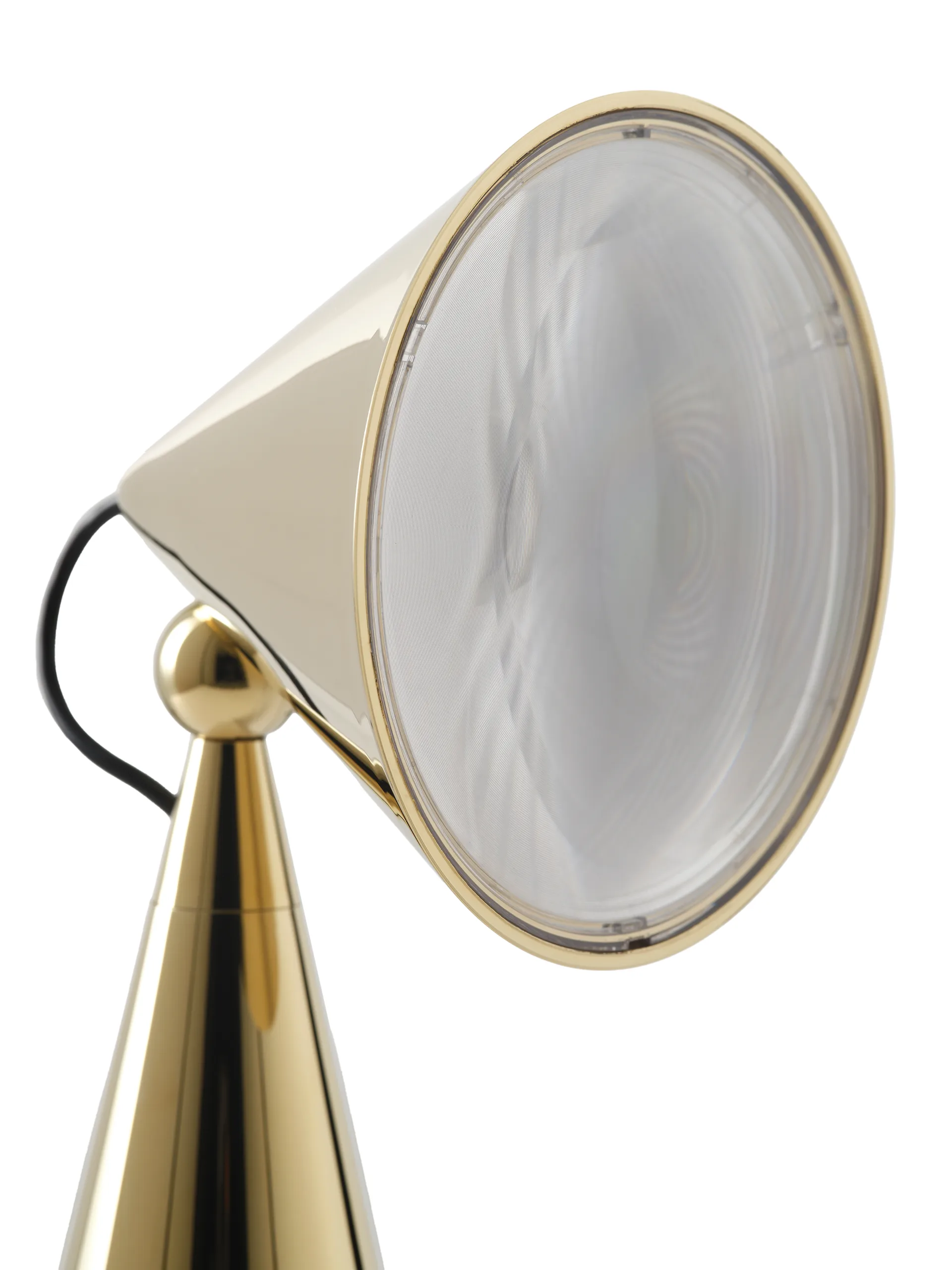Pose Portable LED table lamp, Gold Tom Dixon