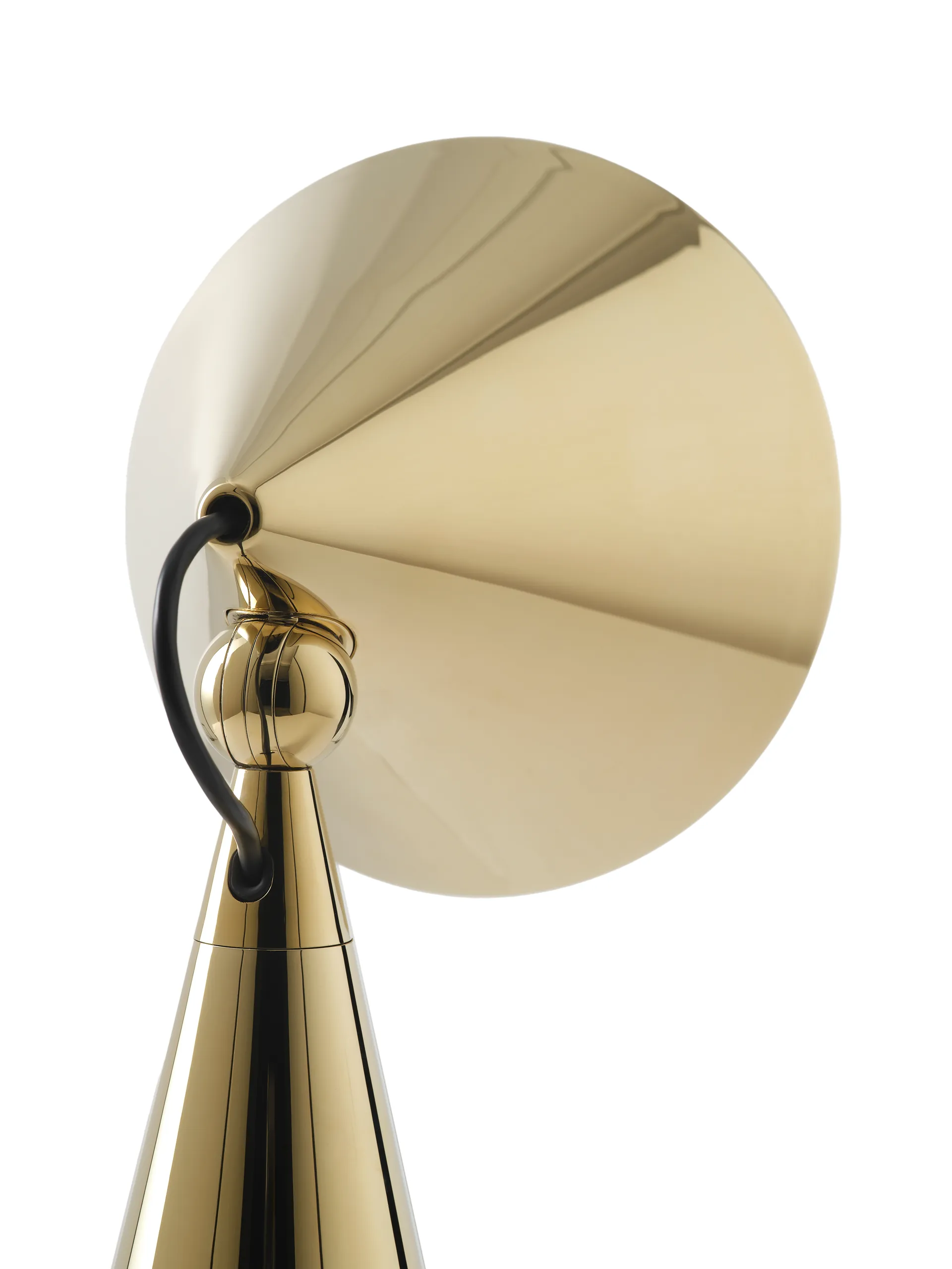 Pose Portable LED table lamp, Gold Tom Dixon
