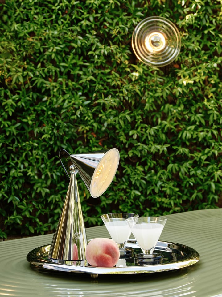 Pose Portable LED table lamp, Silver Tom Dixon