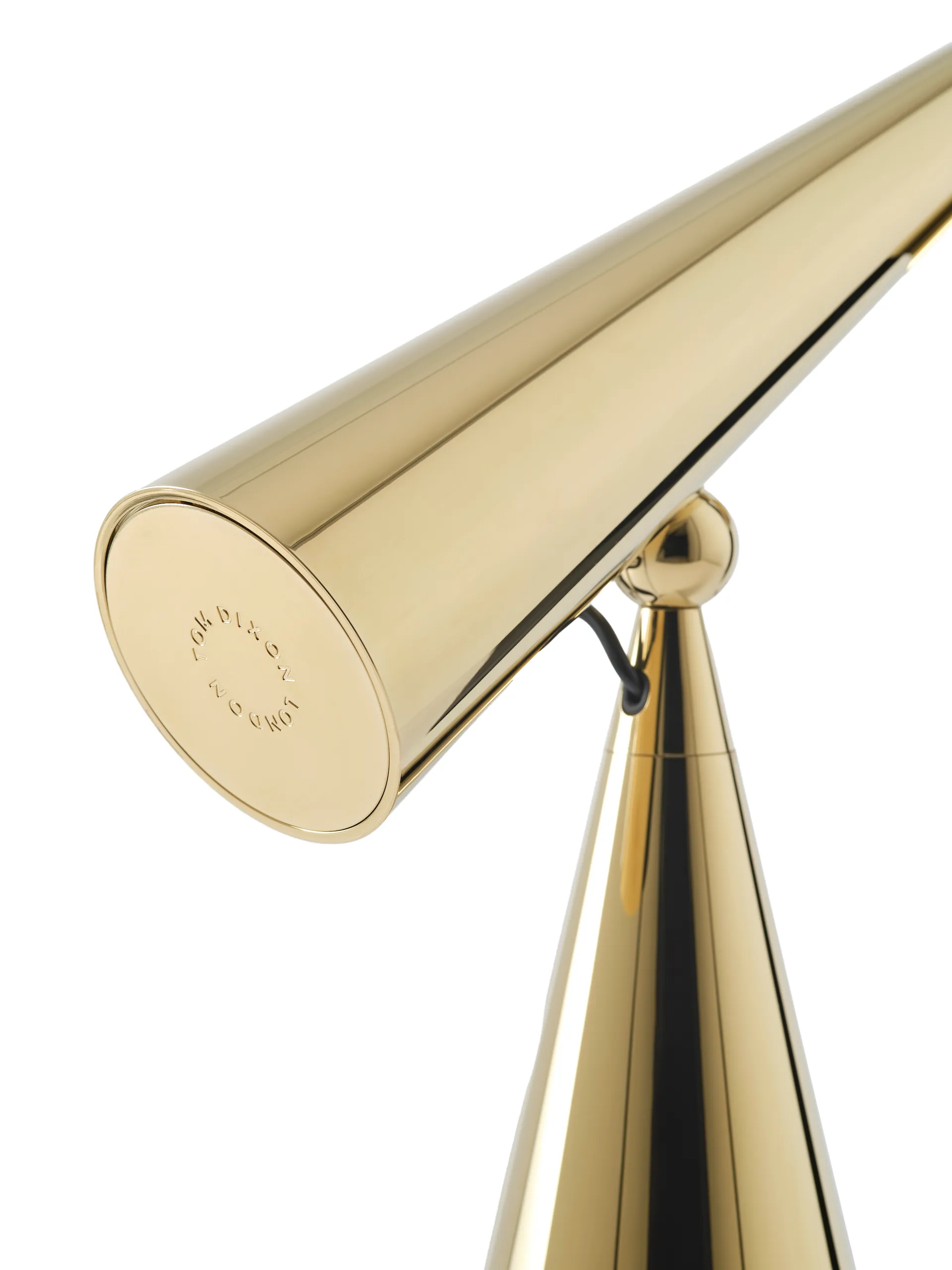 Pose Task LED table lamp, Gold Tom Dixon