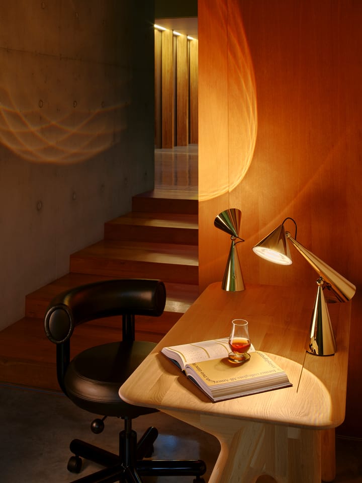 Pose Task LED table lamp, Gold Tom Dixon