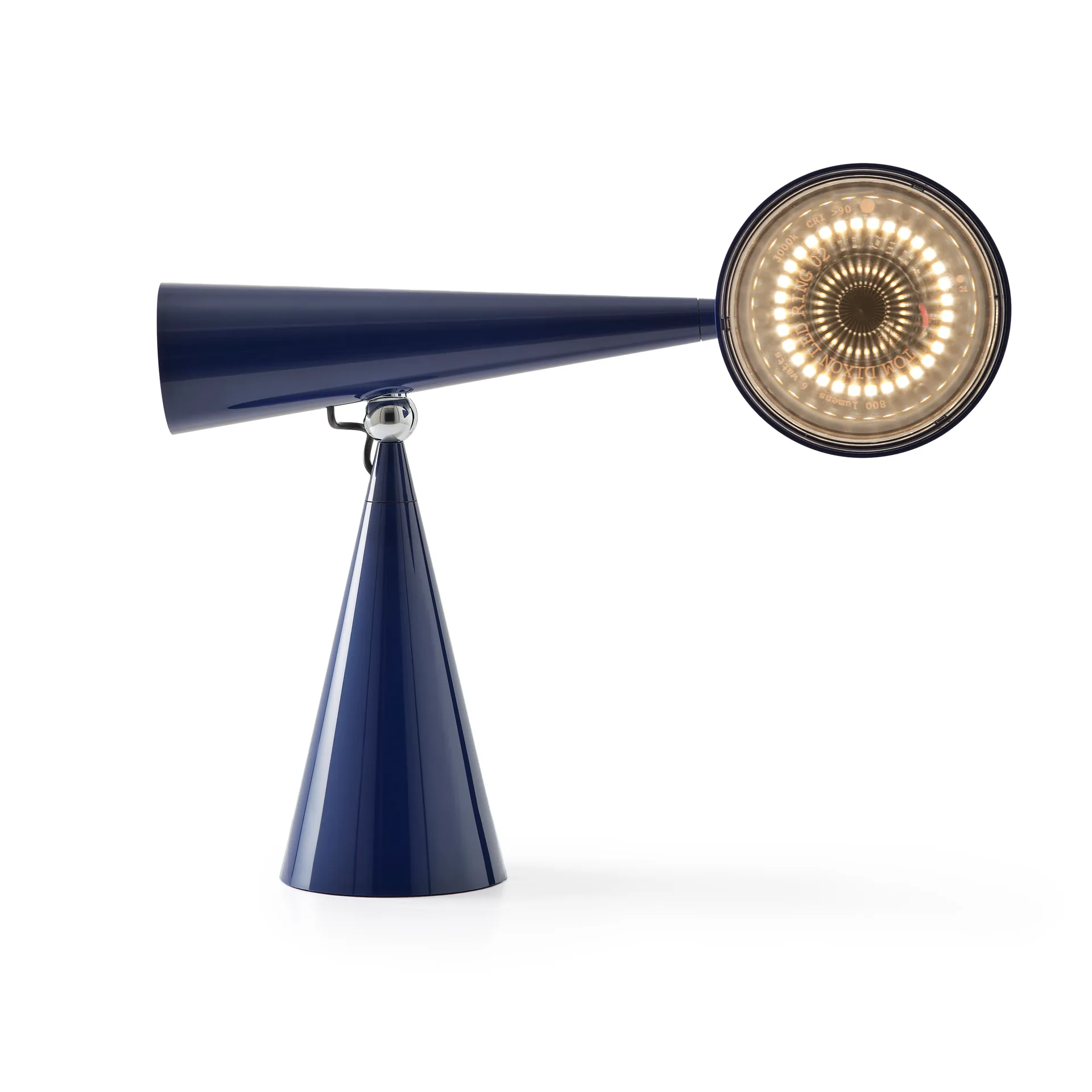 Pose Task LED table lamp, Indigo Tom Dixon