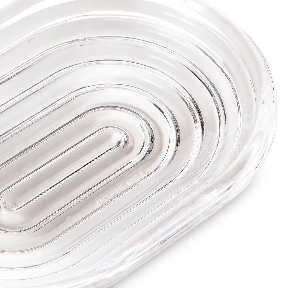 Press bowl large, clear Tom Dixon