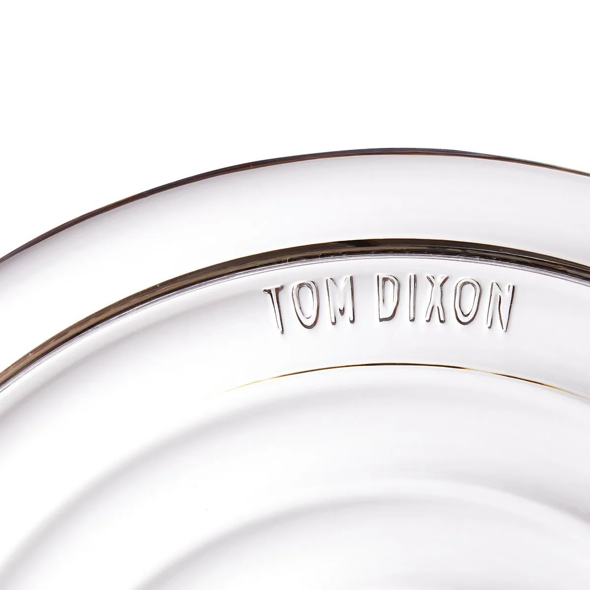 Press bowl medium, clear Tom Dixon