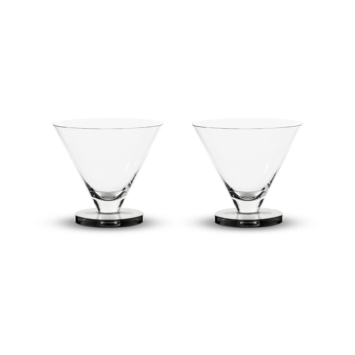 Puck cocktail glass 26 cl 2-pack - Clear - Tom Dixon