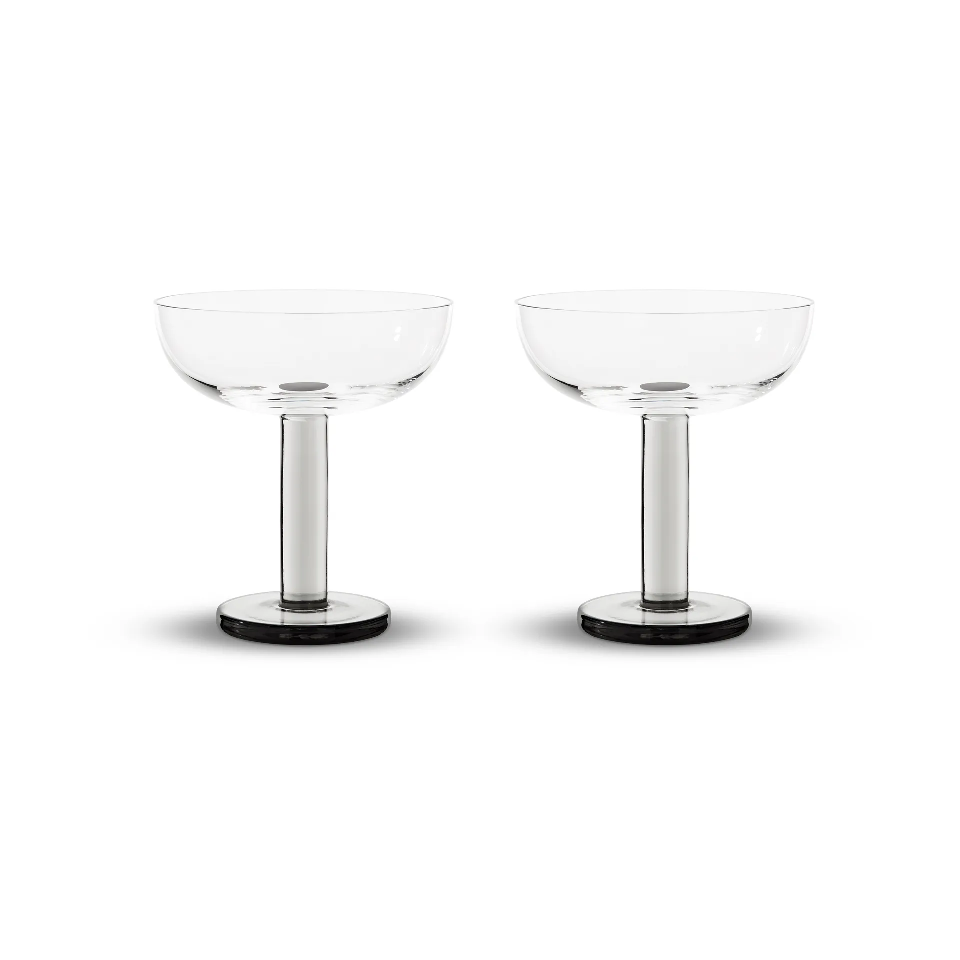 Puck coupe glass 17.5 cl 2-pack, Clear Tom Dixon