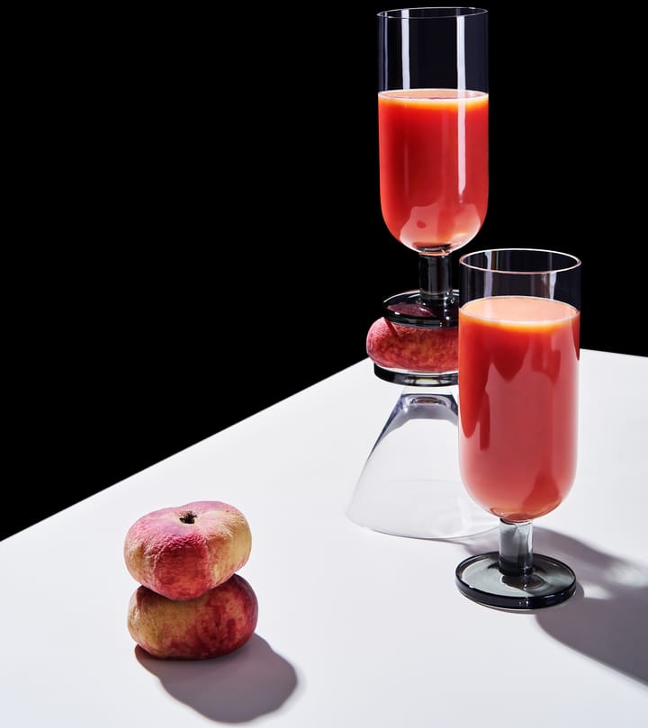 Puck highball glass 2-pack 33.5 cm, Clear Tom Dixon