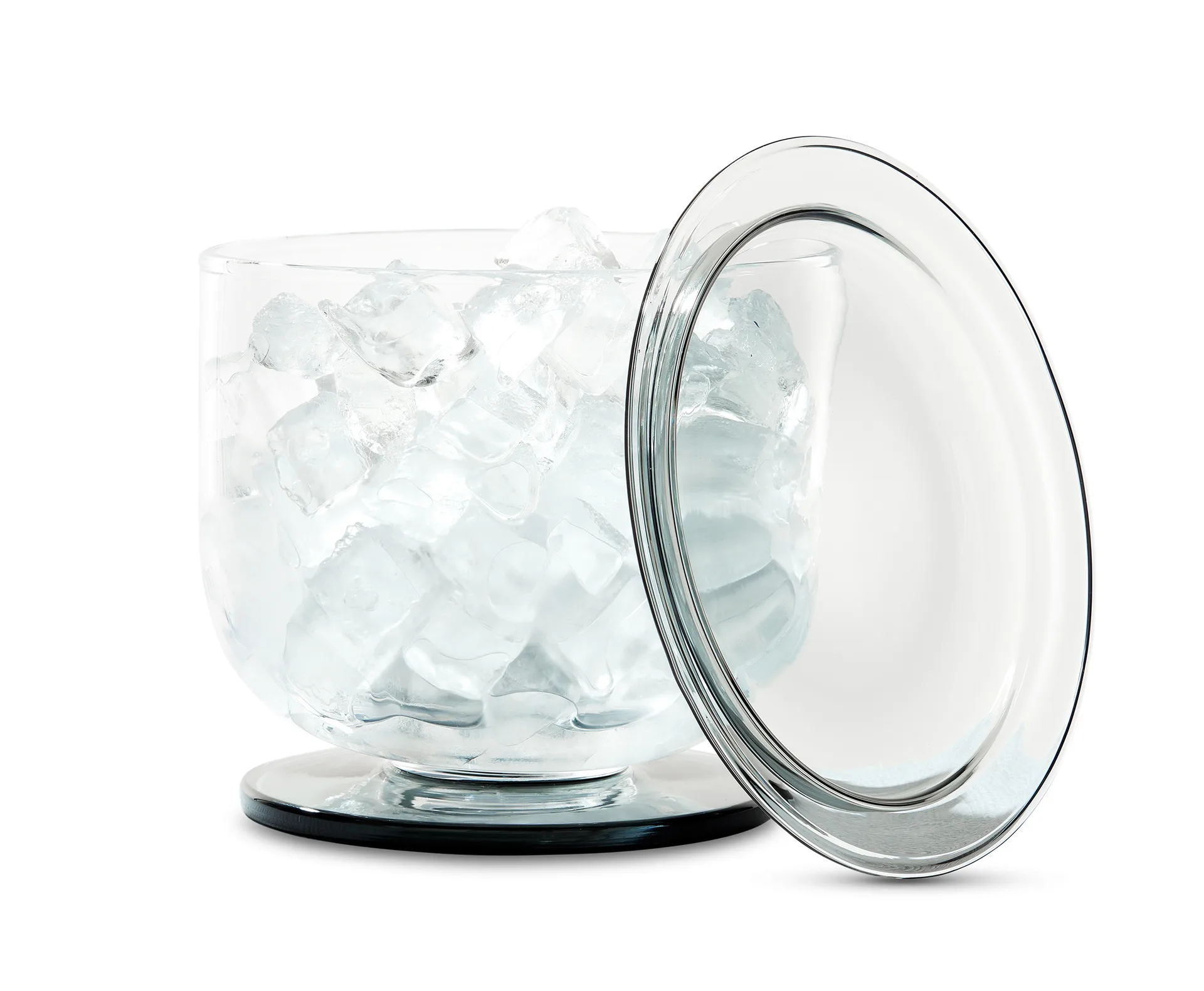 Puck ice bucket 16.2 cm, Clear Tom Dixon