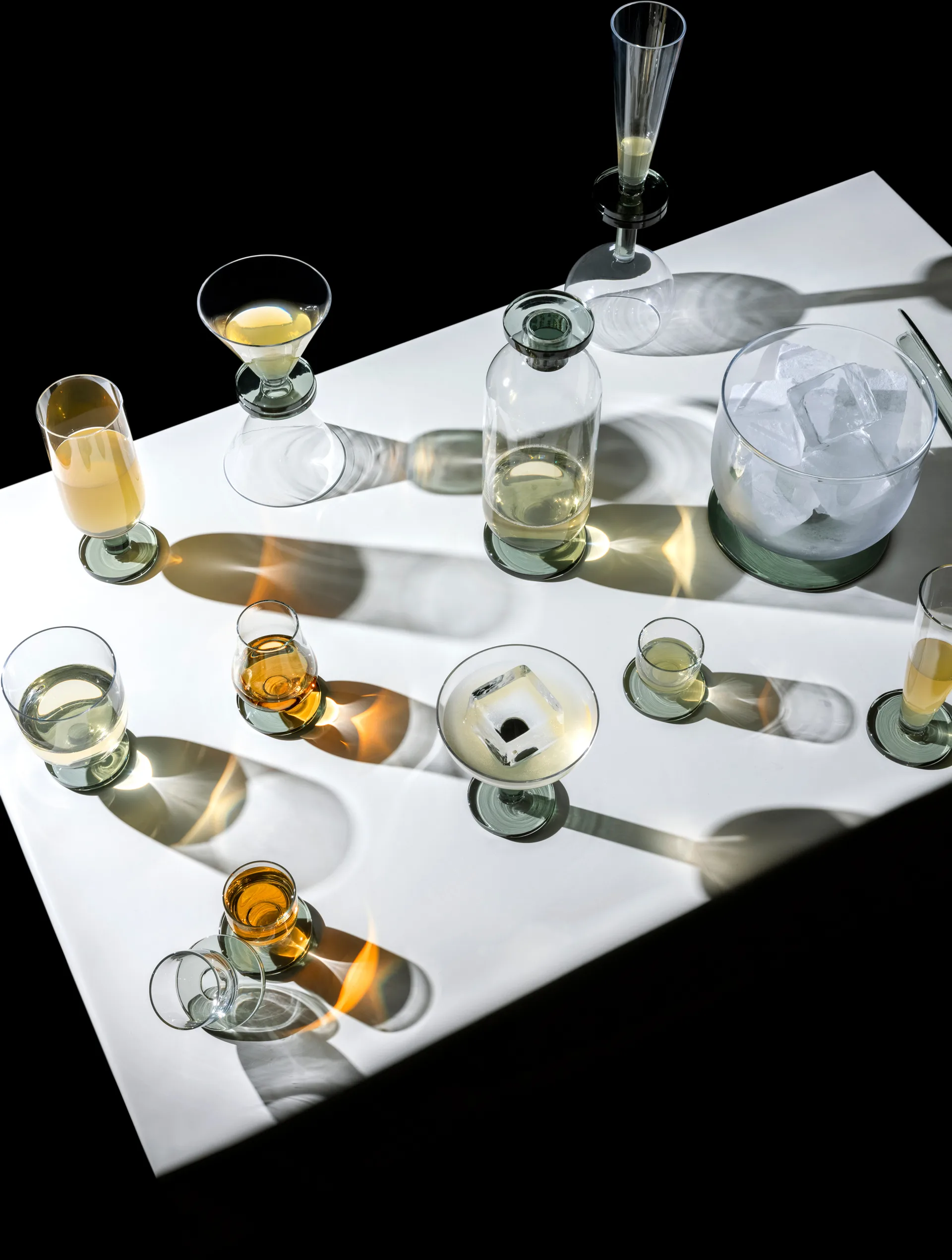 Puck ice bucket 16.2 cm, Clear Tom Dixon