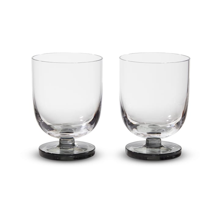 Puck water glass 33 cl 2-pack - Clear - Tom Dixon