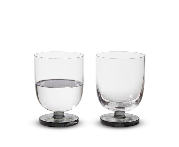 Puck water glass 33 cl 2-pack, Clear Tom Dixon