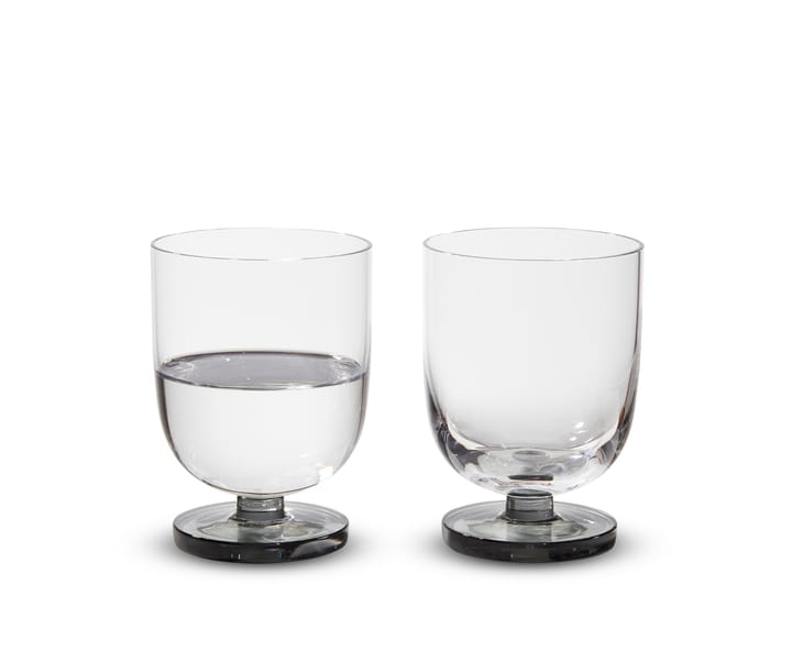Puck water glass 33 cl 2-pack - Clear - Tom Dixon