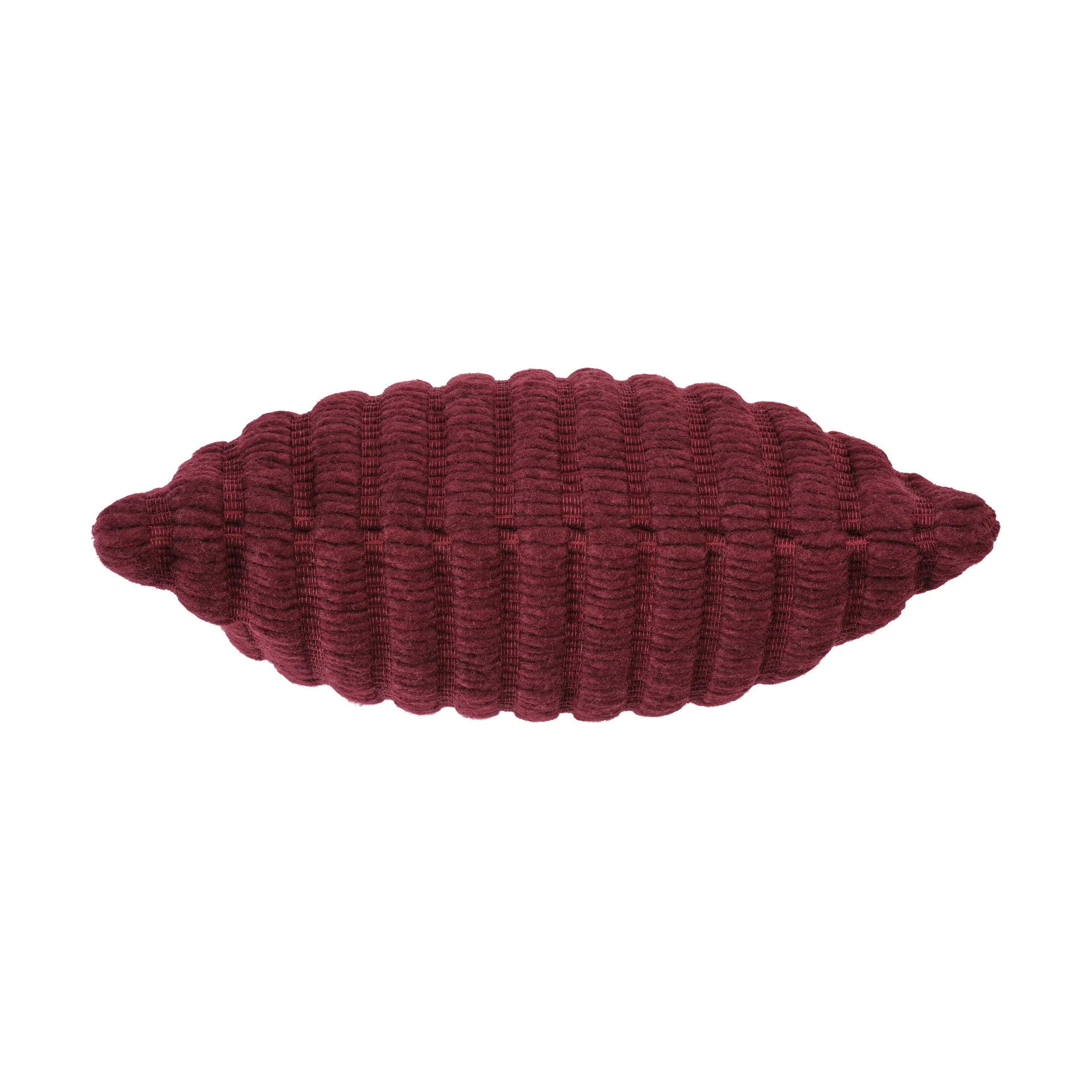 Ridge cushion 45x45 cm, Burgundy Tom Dixon