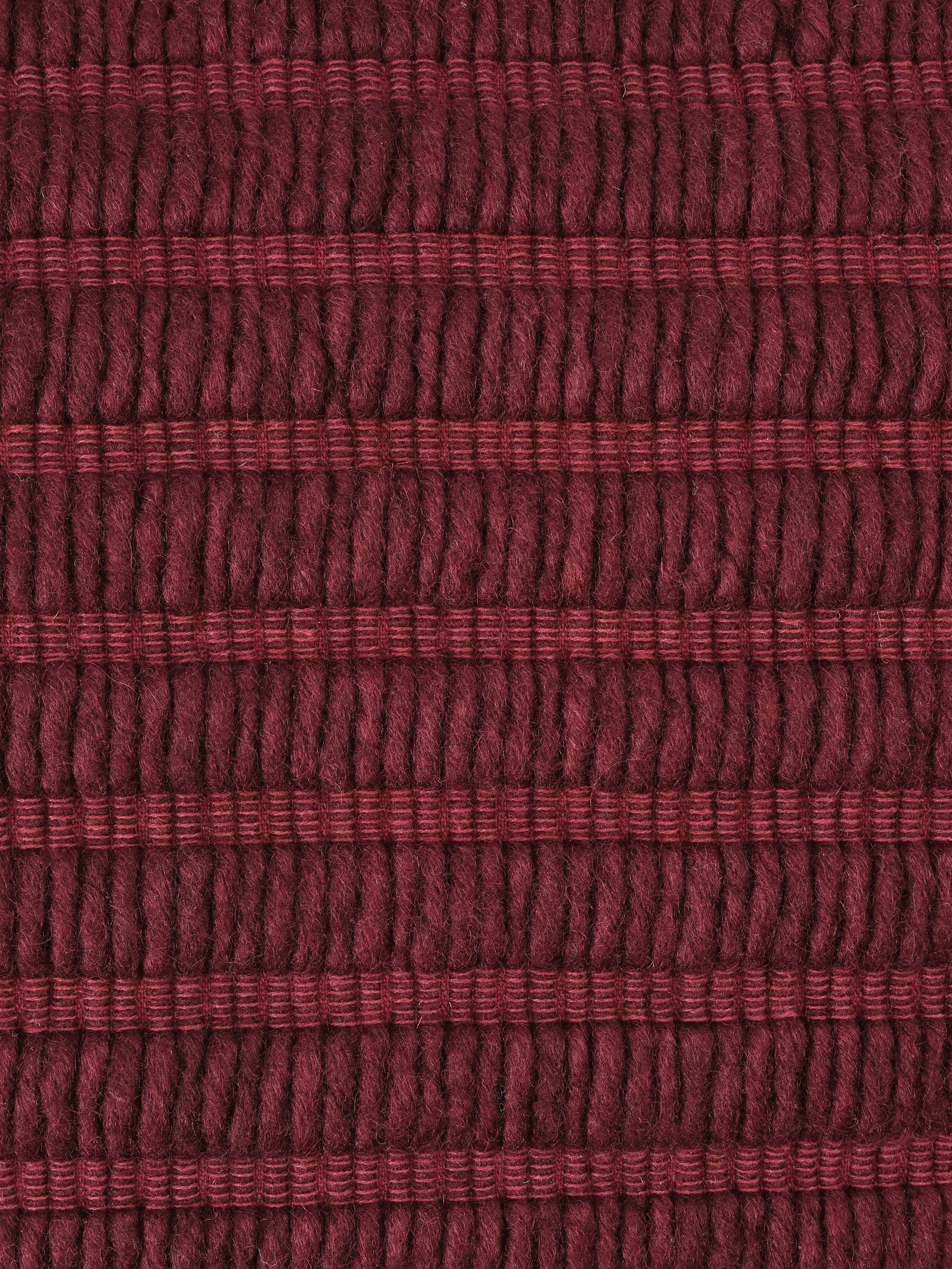 Ridge cushion 45x45 cm, Burgundy Tom Dixon
