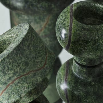 Rock candle sticks medium - Green - Tom Dixon