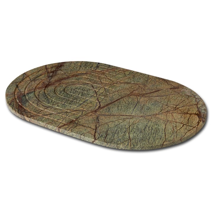 Rock serving tray Oblong - Green - Tom Dixon