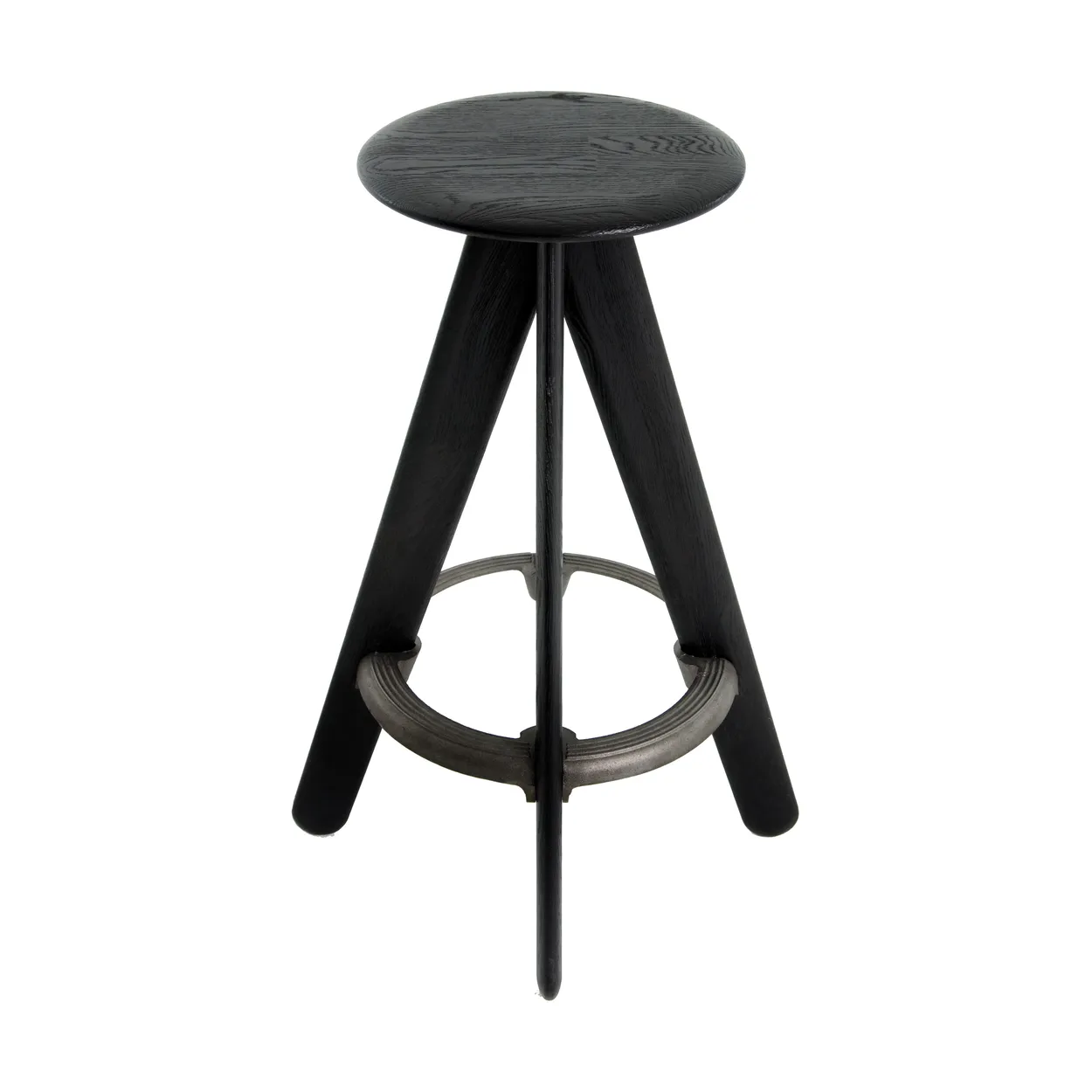 Tom Dixon Slab bar stool 76 cm Black oak | Scandinavian Design | Bar stools | Black