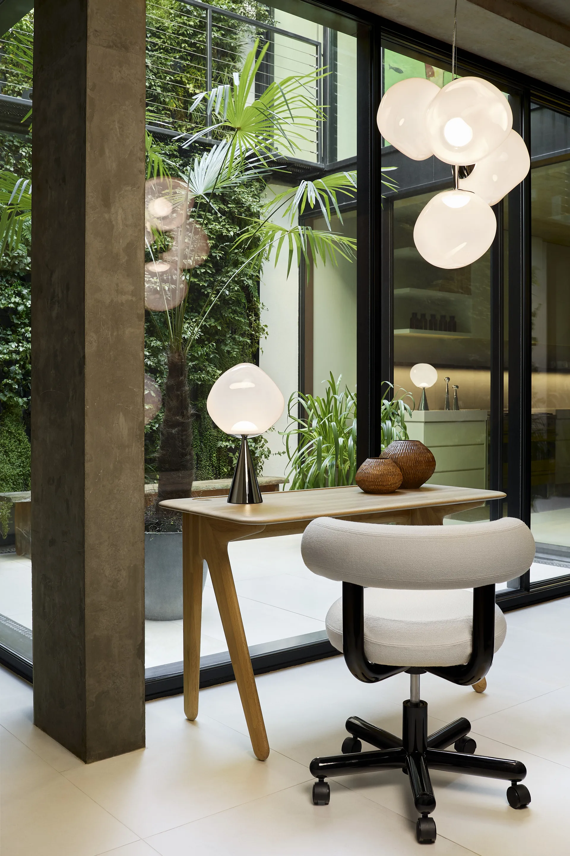 Slab desk 60x120 cm, Oak Tom Dixon