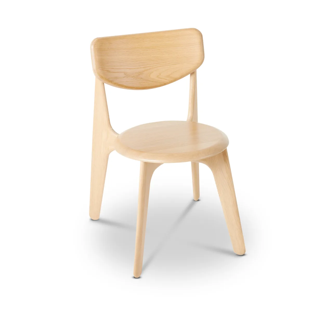 Tom Dixon Slab Dining chair Oak matte lacquer | Scandinavian Design | Chairs | Brown