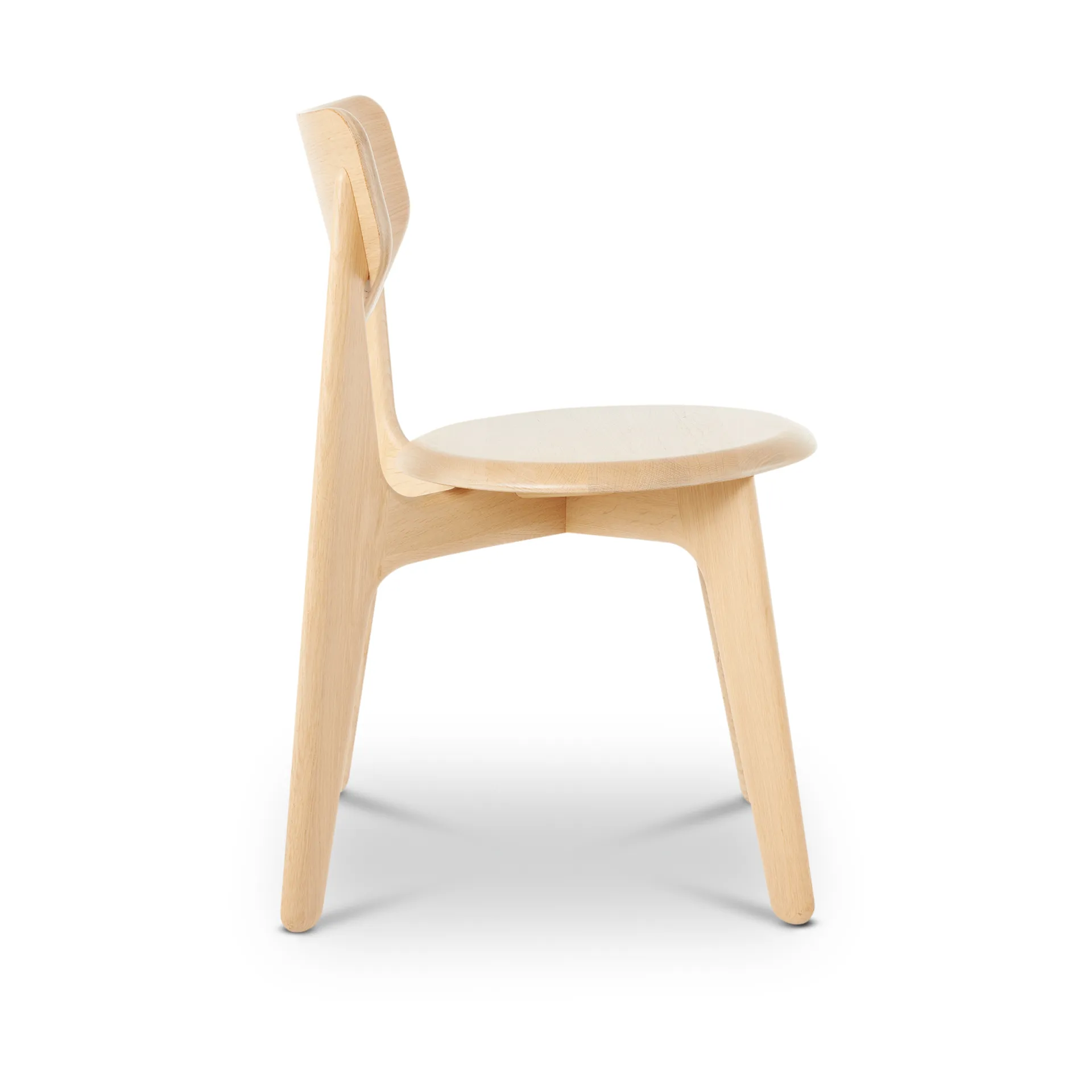 Slab Dining chair, Oak matte lacquer Tom Dixon