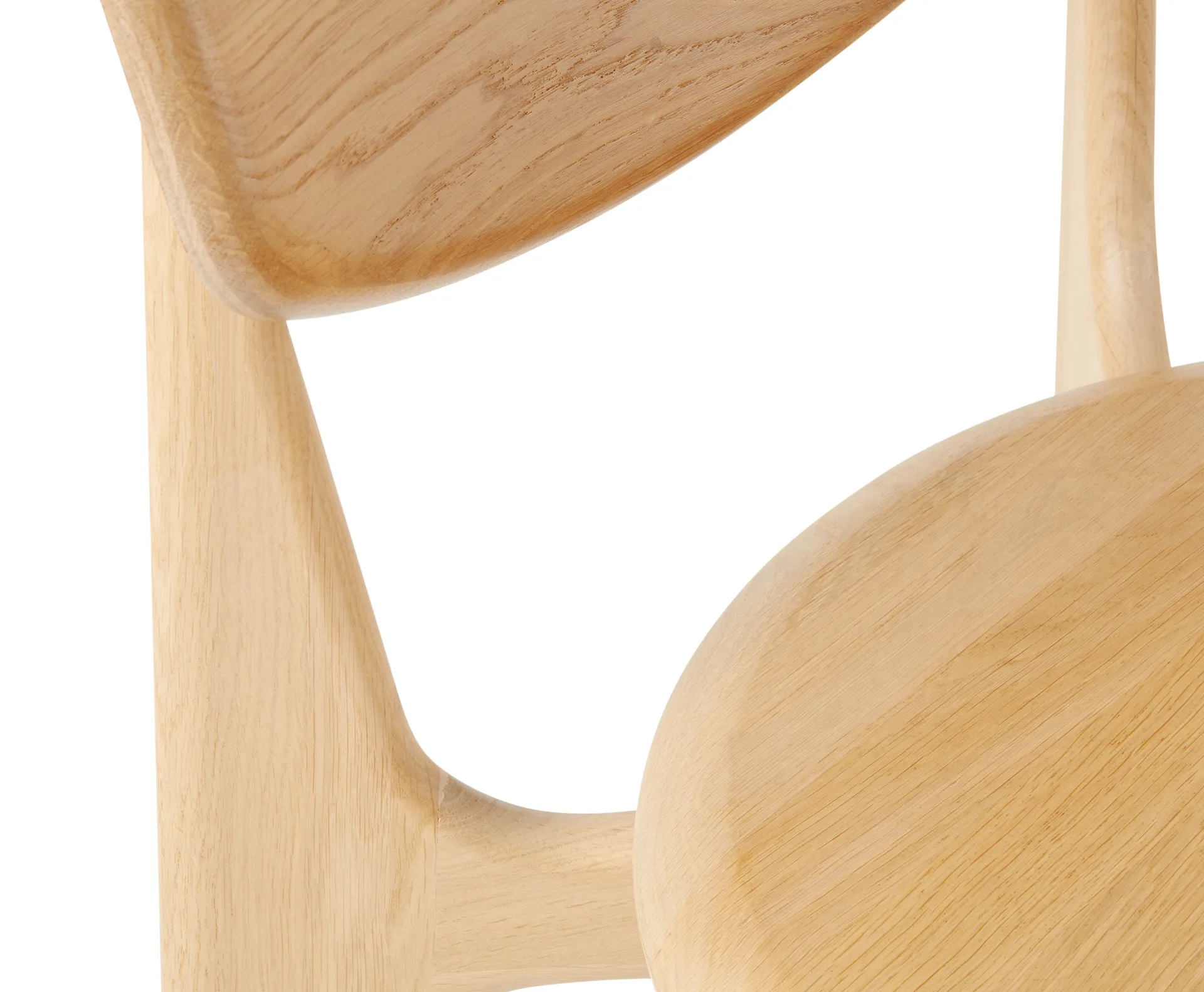 Slab Dining chair, Oak matte lacquer Tom Dixon
