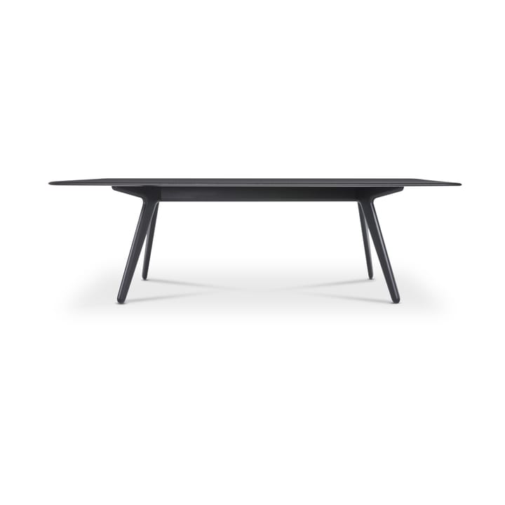 Slab dining table 96x200 cm - Black oak - Tom Dixon