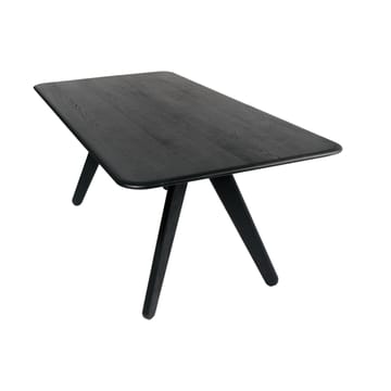 Slab dining table 96x200 cm - Black oak - Tom Dixon