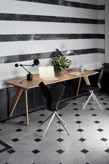 Slab dining table 96x200 cm - Natural oak - Tom Dixon