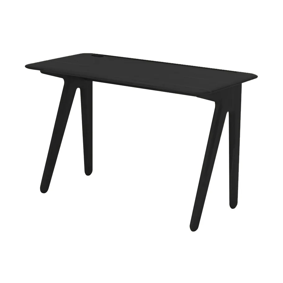Slab Individual desk 60x120 cm, Black oak Tom Dixon