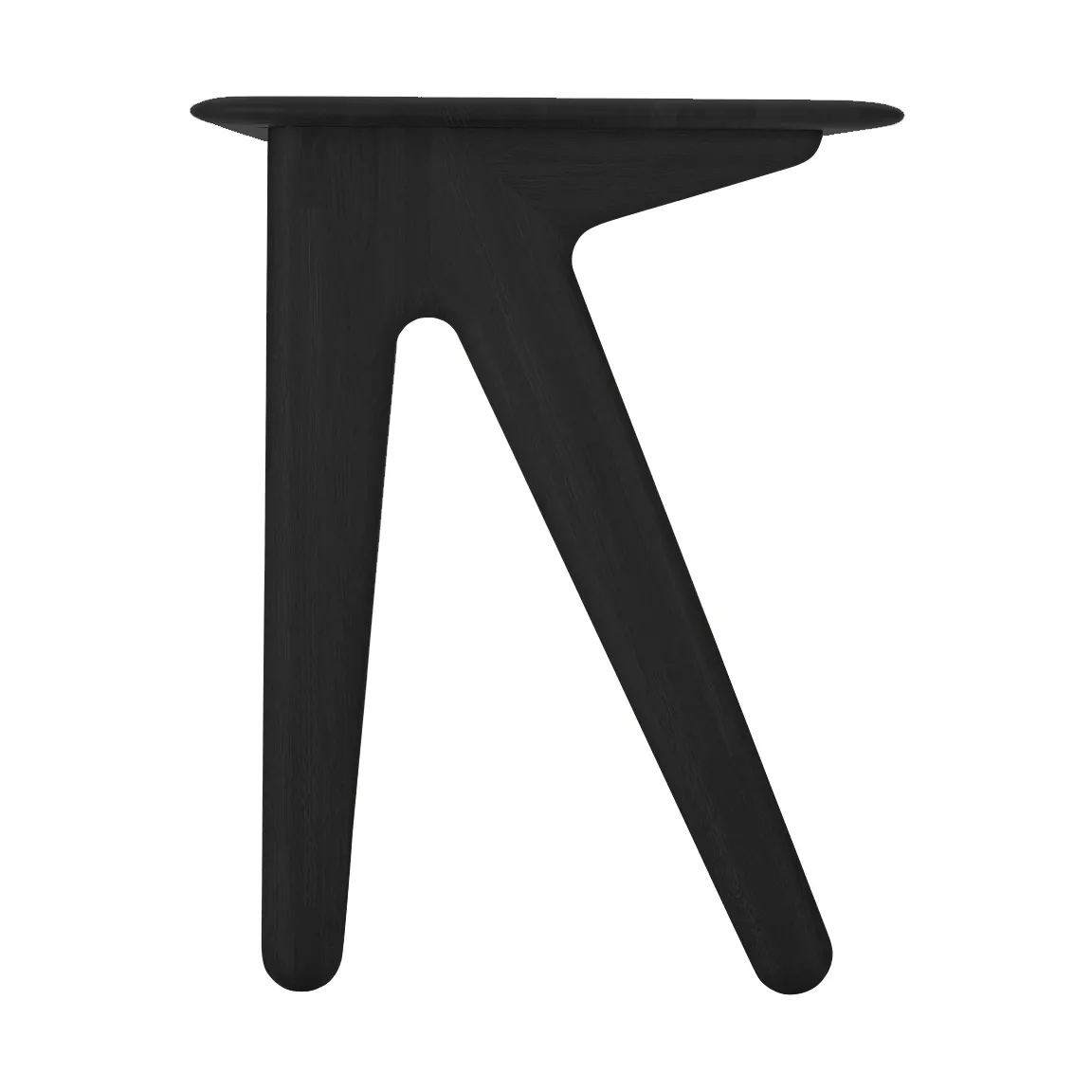 Slab Individual desk 60x120 cm, Black oak Tom Dixon