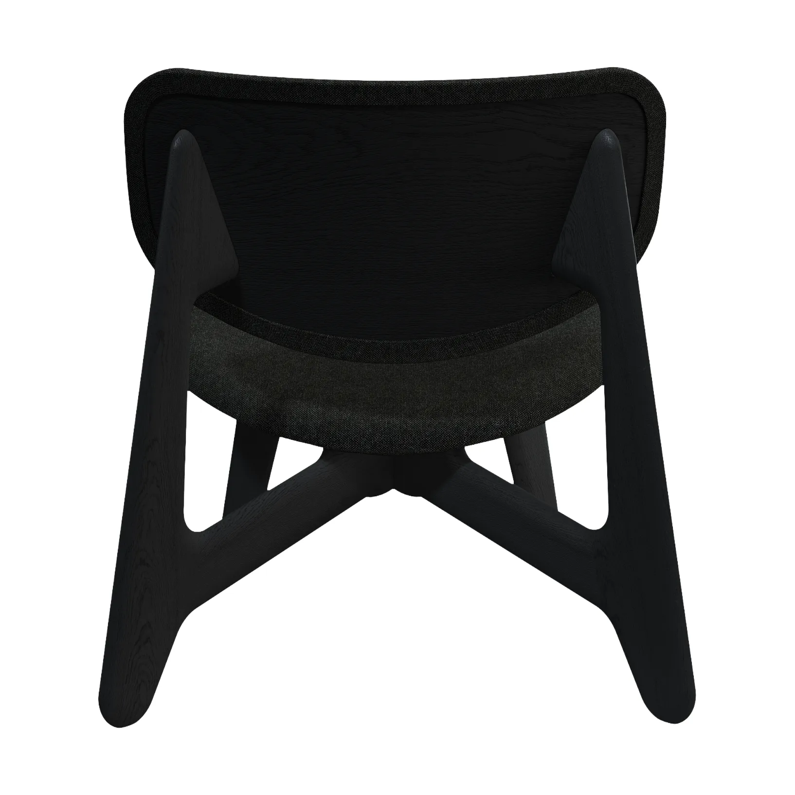 Slab lounge chair upholstered seat, Natural brushed oak-Hallingdal 0180 CMHR Tom Dixon