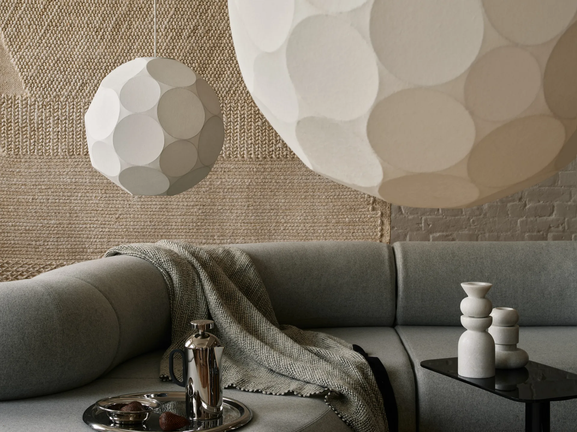 Soft pendant Ø45 cm, White Tom Dixon