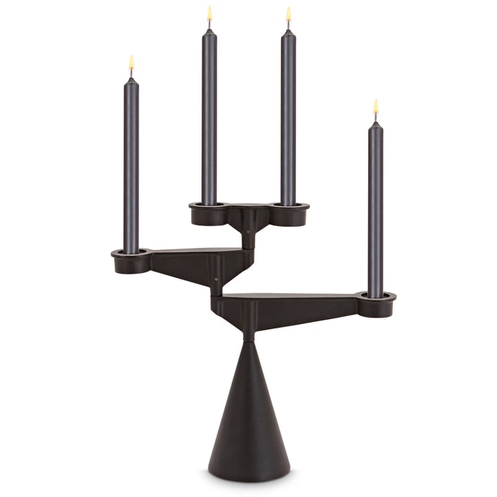 Spin candle holder mini - Black - Tom Dixon