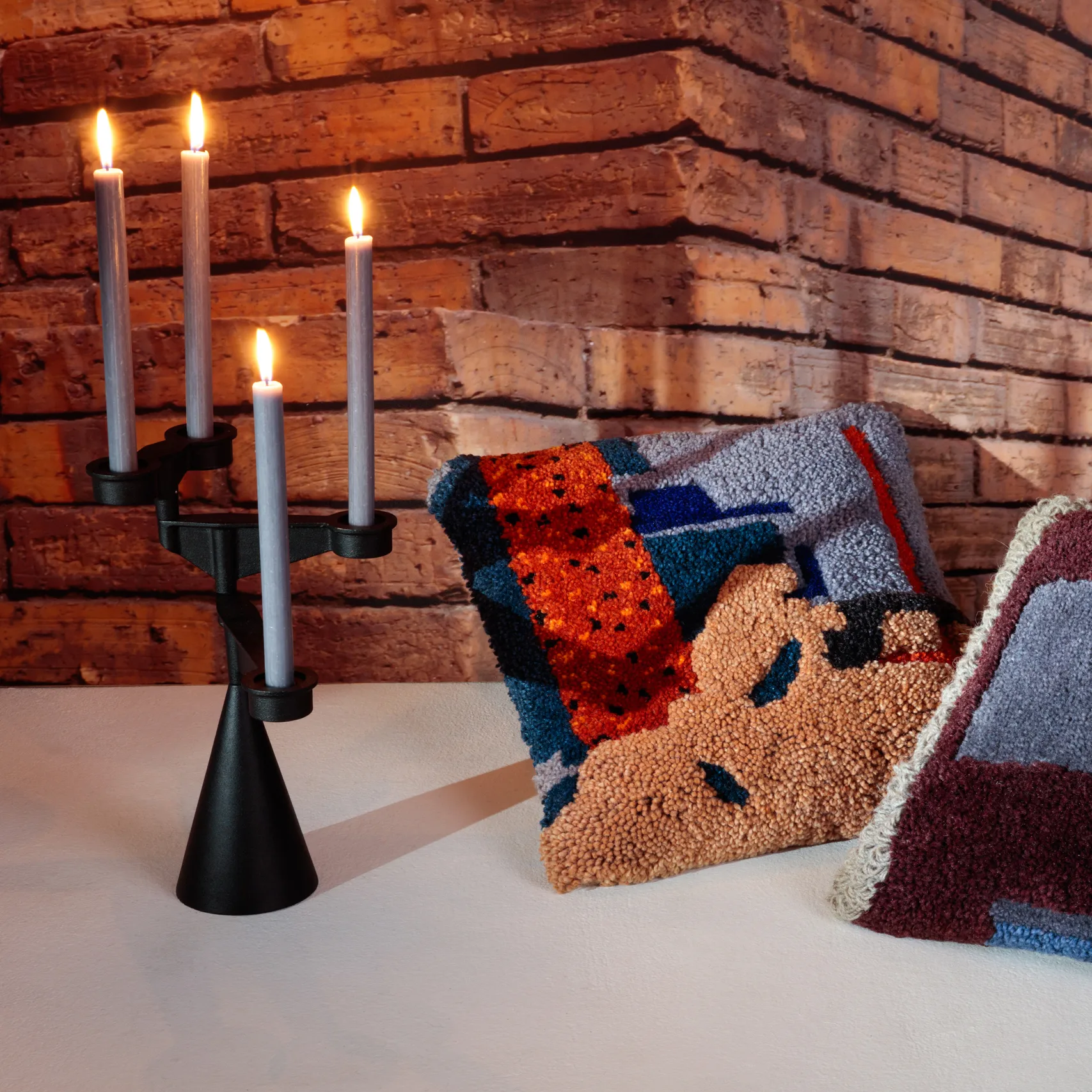 Spin candle holder mini, Black Tom Dixon