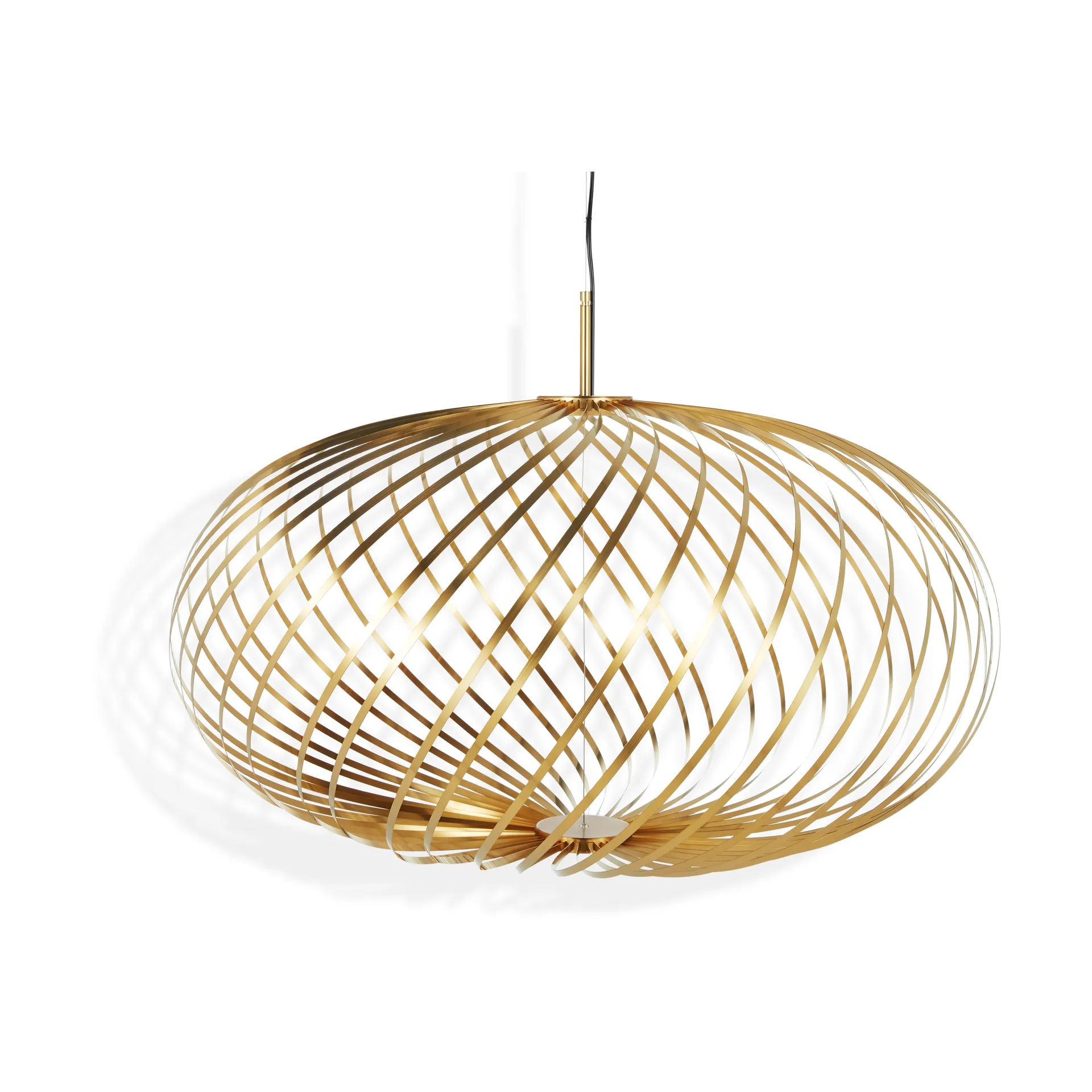 Spring pendant LED brass, Medium Tom Dixon